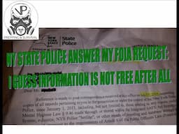 State Police respond to my freedom of information request