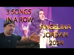 ANGELINA JORDAN 3 NEW SONGS 2024 IN A ROW ( REACTION) MAY BE ONE OF THE BEST SONGS AND PERFORMANCE ?