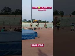 High Jump 2:05M | Trial #highjump #athletics #indianathlete #trackandfield