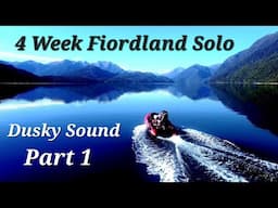 29 Days Solo in Fiordland New Zealand | hunting fishing and diving adventure | Part 1