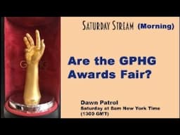 Are The GPHG Awards Fair? Let's Discuss! 8sm New York Time; 1300 GMT, 1400 CET, 2000 China Join us!