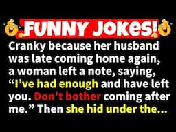 🤣A Woman Hid Under The Bed To Check Her Husband - Best Funny Jokes That Make You Laugh So Hard!