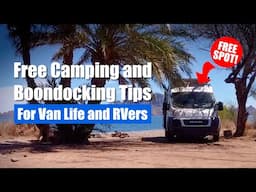 Free Camping and Boondocking Tips for Van Life and RV Life