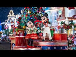 Mickey’s Once Upon a Christmastime Parade with New Soundtrack | 4K FULL PARADE