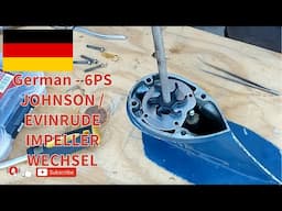 German - 6PS JOHNSON / EVINRUDE IMPELLER WECHSELN