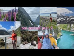 NEW ZEALAND VLOG (Part 2): Milford Sound, Hooker Valley Track, South Island Road Trip, & More!