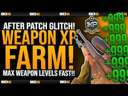 Do THIS To LEVEL UP WEAPONS FAST in Black Ops 6 - New XP FARM Glitch // Max Weapon Level Fast Guide