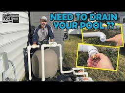 How To Add A Hose Outlet Onto A Pool Filter (Phillips Vision: Episode - 124)