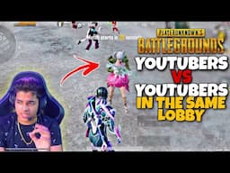 When Two Youtubers Are In The Same Lobby | Pubg Mobile | BGMI