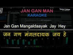 Jan Gan Man Karaoke -Indian Style | Indian National Anthem Background Music Track 2024