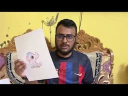 Instructions for coloring a picture of a beautiful parrot| Dilli Wale Sharma Ji