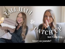 DAY IN MY LIFE | fall haul, closet cleanout, & chatty catchup