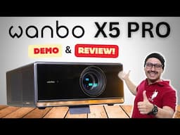 Wanbo X5 Pro Projector Review ⚡ Best Projector For Home Theater 2024 ⚡ Best Projector for Home