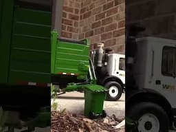 3 Green Garbage Trucks Rear Loader, Side Loader First Gear | Garbage Trucks Rule #shorts