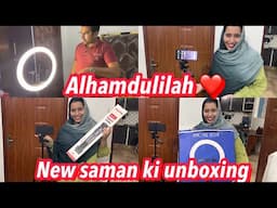 Alhamdulilah || New saman ki unboxing || Alishba Amir daily vlog