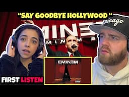 EMINEM WAS READY TO LEAVE!  Eminem- Say Goodbye Hollywood (Karen's First Time Reaction)