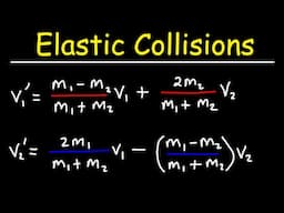 Elastic Collisions - Conservation of Momentum - Shortcut Formula