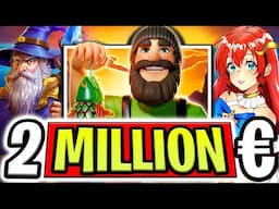 JACKPOT ALERT! €2,000,000 RECORD-BREAKING SLOT WINS BONUS HUNT!