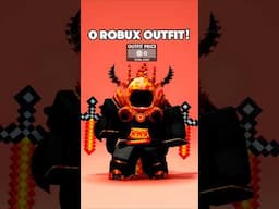 0 Robux Outfit Idea! Dominus & Free Items Avatar! #roblox #shorts