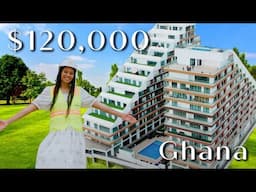 WHAT $120,000 GETS YOU IN GHANA | Apartment + Land For Sale in Accra | Cinema Room & Rooftop Pool!