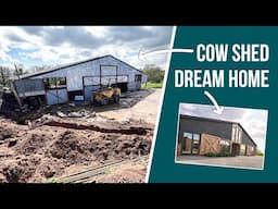 COW SHED TO DREAM HOME - Self Build Timelapse - Part 1