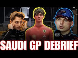 Saudi Arabian GP Debrief: Race Review, Ollie Bearman SHINES, McLaren Performance