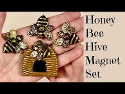 Fun Polymer Clay Bee Tutorial Create A Honey Bee With Hive Magnet Set