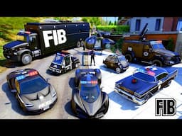 GTA 5 - Stealing SECRET FIB CARS in GTA 5! | (Real Life Cars #30)