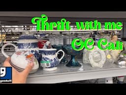 GOODWILL OC California thrift shop with me for awesome vintage haul, decor, and useful items