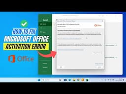 How to Fix "This copy of Microsoft Office is not activated"