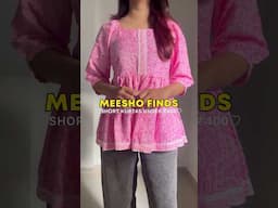 Meesho Finds: Short Kurtas Under ₹400 #meesho #meeshofinds #meeshohaul#meeshoshopping #kurti