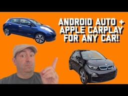 Add Apple Carplay and Android Auto to ANY vehicle for under $200!!