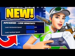 *UPDATED* BEST Controller Settings For Fortnite AIMBOT + FAST EDITS! (PS4/PS5/Xbox/PC)