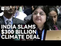 India Blasts Developed Countries to Pay More at COP29