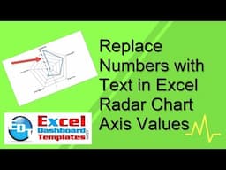 Replace Numbers with Text for Excel Radar Chart Axis Values