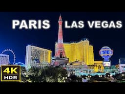 [4K HDR] Paris Las Vegas Walking Tour | November 2024 | Las Vegas Strip