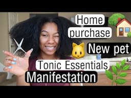 HAIR TRIM while discussing HOME-BUYING PROCESS, NACA, TONIC ESSENTIALS & LIFE UPDATES!