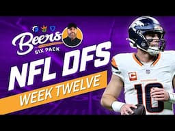 NFL Week 12 "HAPPY HOUR" DFS Picks & Stacks for DraftKings & FanDuel!