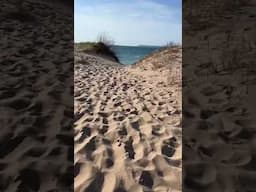 Exploring Sand Dunes along Lake Michigan￼￼