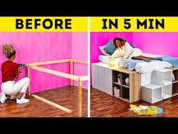 Extreme Bedroom Makeover Ideas With DIY Platform Bed Designs!