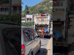 How Mexicans Take the Garbage Out in Mexico #shorts #travel #explore