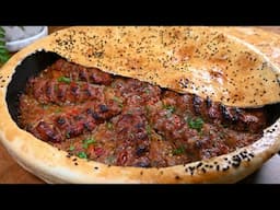 وصفة كفتة رائعة ولذيذة مع الباذنجان المشوي! Delicious Kofta Recipe with Roasted Eggplant!