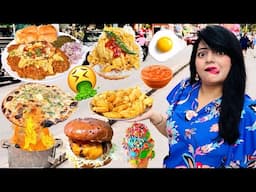 Living on VIRAL Food for 24 Hours Challenge | Mumbai Food Challenge