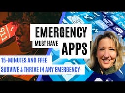 Emergency Prep Apps for Medical ID Emergency Contact Card First Aid Weather Emergency FEMA Red Cross