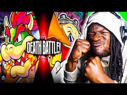 Bowser VS Eggman (Mario VS Sonic) | DEATH BATTLE! (REACTION)