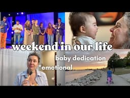 Weekend in Our Life | 👶 Why We are Dedicating Our Baby in the Christian Church