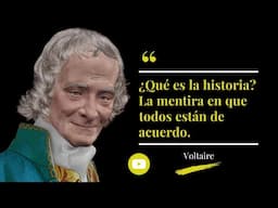 [Nuevo] 👴 33 Citas de Voltaire: escritor francés que dijo "No puedo aconsejaros que seáis felices"