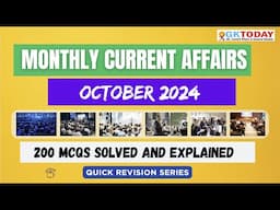 October 2024 Full Month Current Affairs | GK Today Monthly Current Affairs