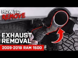 How to Remove Stock Cat-Back Exhaust | 2009-2018 RAM 1500