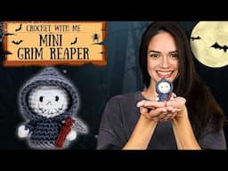 Crochet a Cute Mini Grim Reaper Amigurumi in Minutes!